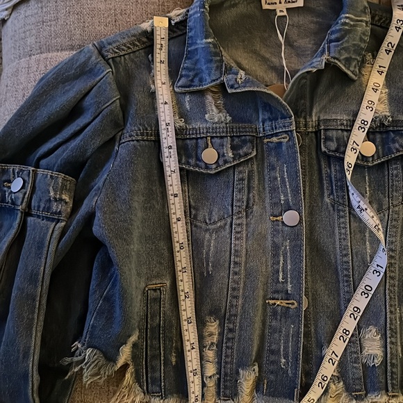 NWT Aaron & Amber Jean Jacket - Picture 6 of 6